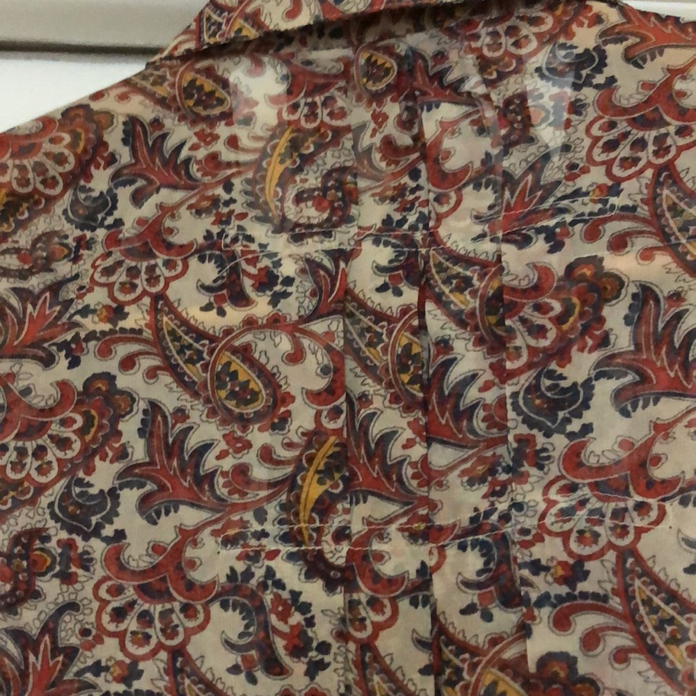 Vintage Simply Noelle Sheer blouse size 8/10-Sm-med - Picture 6 of 7